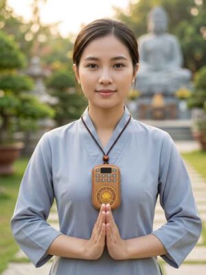 Máy Nghe Kinh Loại Nhỏ đeo cổ Hy02