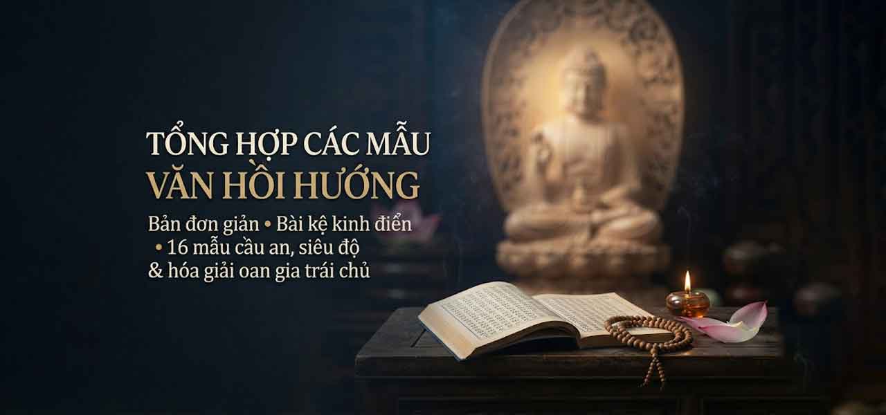 Tổng Hợp Các mẫu văn khấn hồi hướng