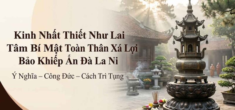 Kinh Nhất Thiết Như Lai Tâm Bí Mật Toàn Thân Xá Lợi Bảo Khiếp Ấn Đà La Ni