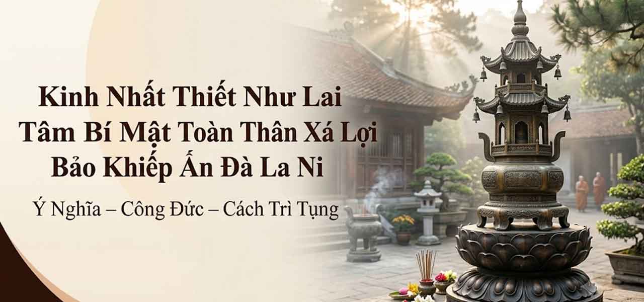 Kinh Nhất Thiết Như Lai Tâm Bí Mật Toàn Thân Xá Lợi Bảo Khiếp Ấn Đà La Ni
