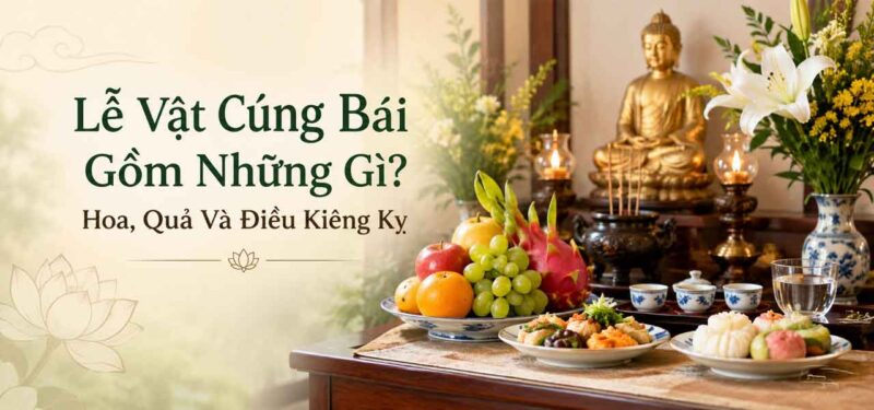 Lễ vật cúng bái gồm những gì