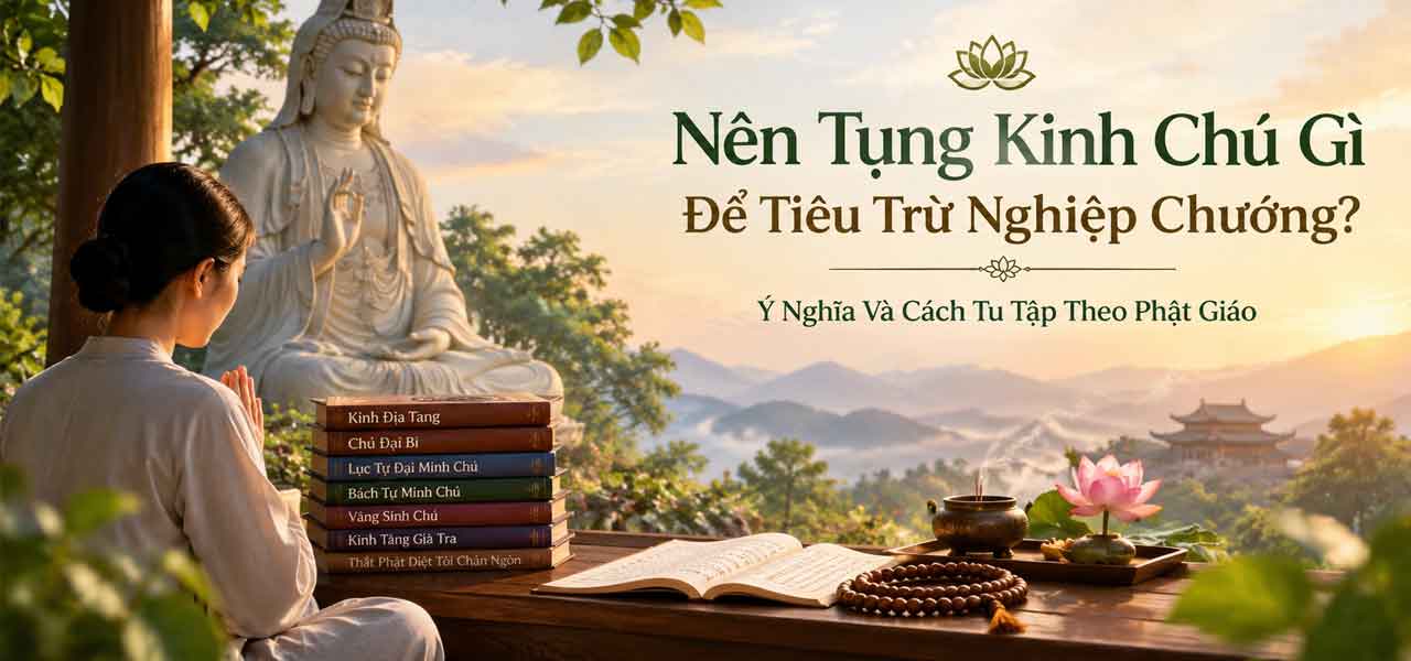 Nên Tụng Kinh Chú Gì Để Tiêu Trừ Nghiệp Chướng