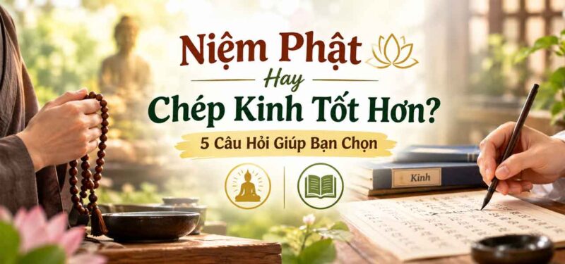 Niệm Phật Hay Chép Kinh Tốt Hơn