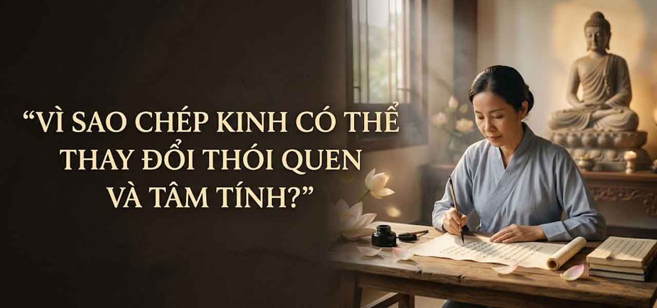 Vì Sao Chép Kinh Có Thể Thay Đổi Thói Quen Và Tâm Tính